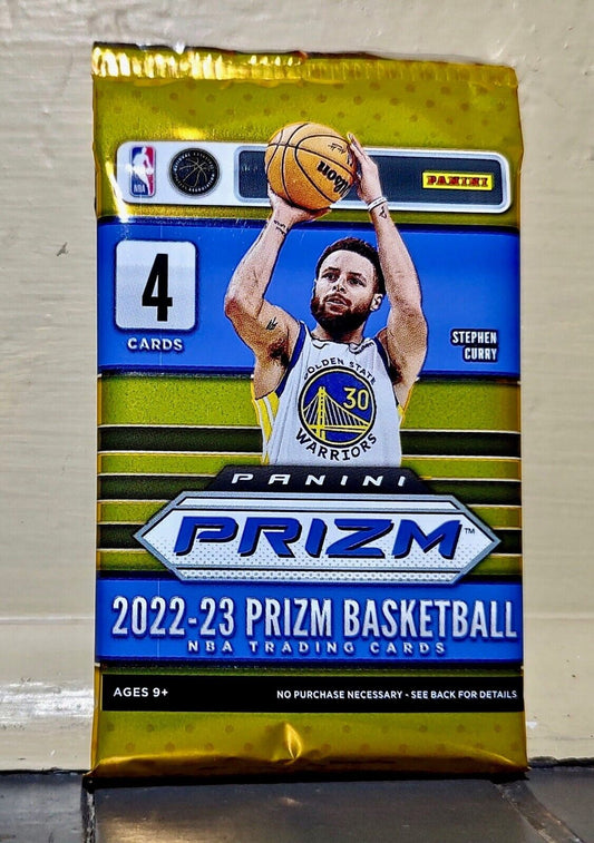 2022-23 Panini Prizm NBA Basketball Cards Pack - Factory Sealed, New - 4 Cards