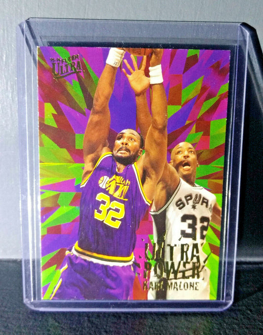 1995-96 Karl Malone Fleer Ultra Ultra Power #5 Basketball Card