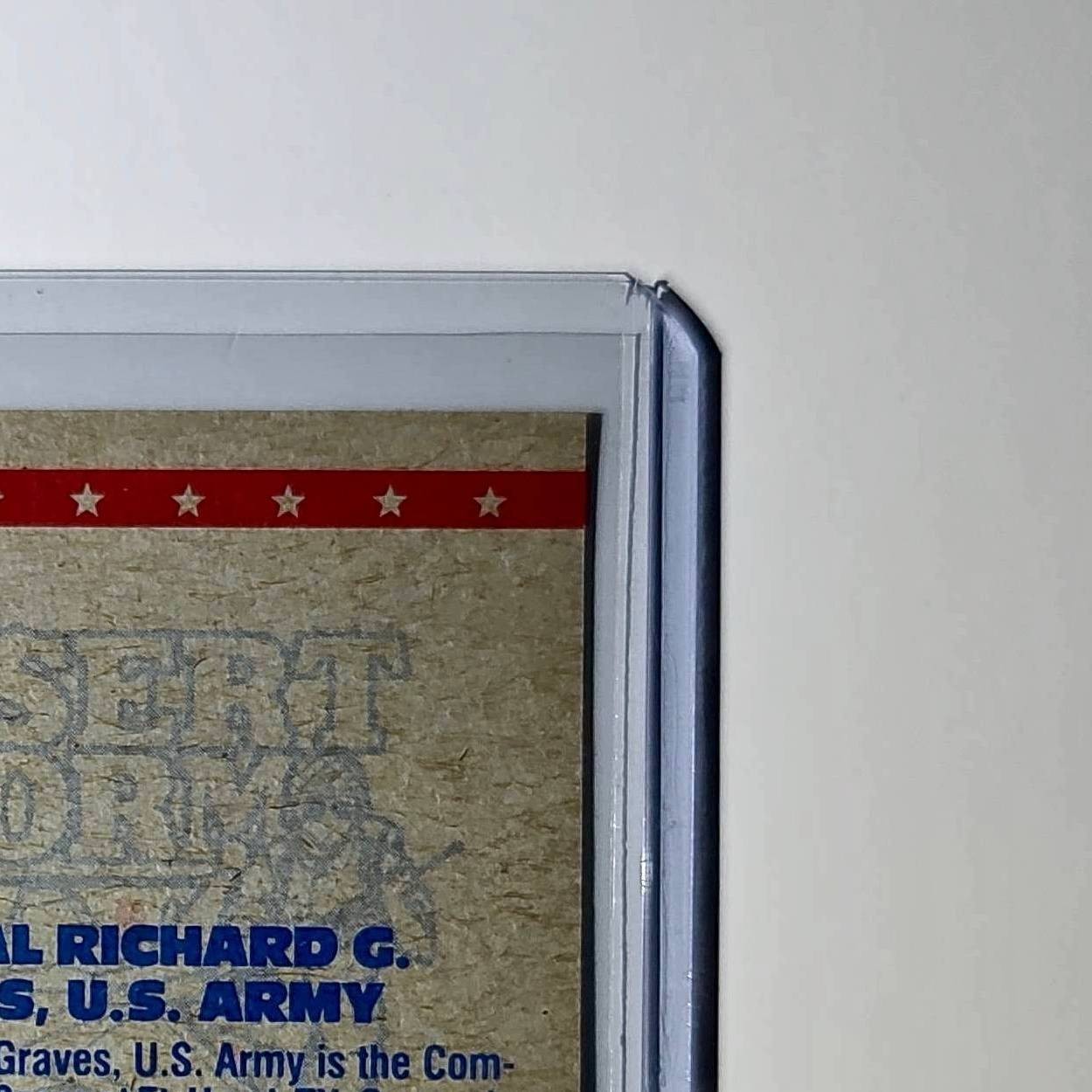 General Richard G. Graves 1991 Topps Desert Storm #5 Card
