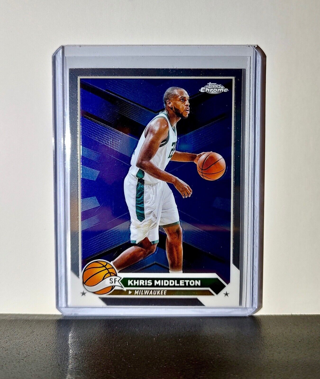 Khris Middleton 2023-24 Topps Chrome NBA #67 Card Milwaukee Bucks