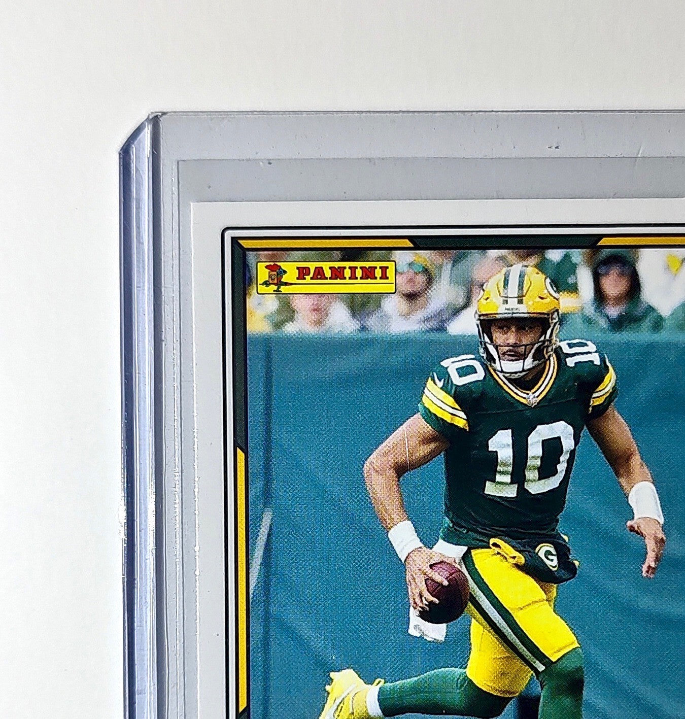 Jordan Love 2025 Panini NFL #50 Sticker Card Green Bay Packers