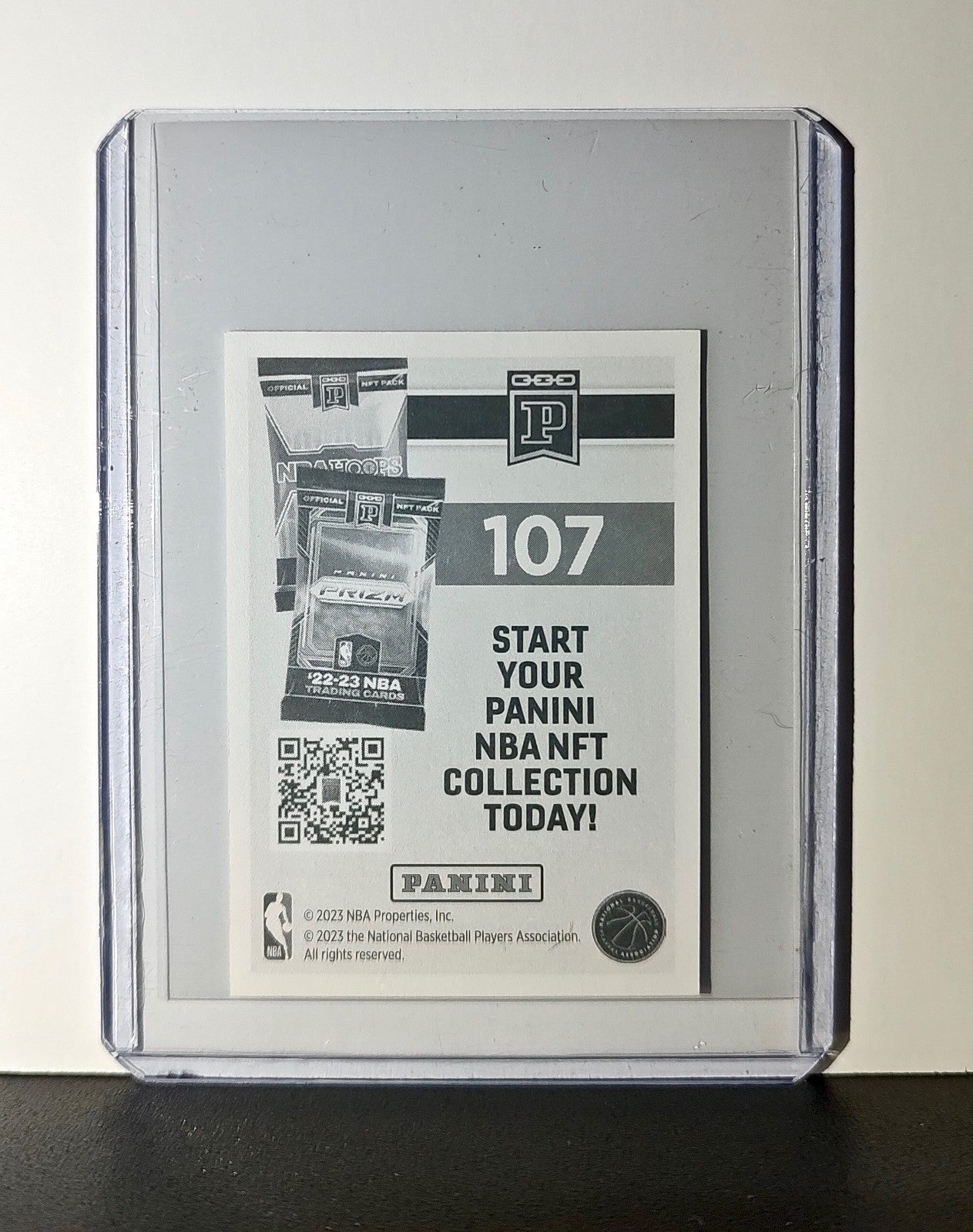 Kobe Bufkin Rookie 2023-24 Panini NBA #107 Sticker Atlanta Hawks