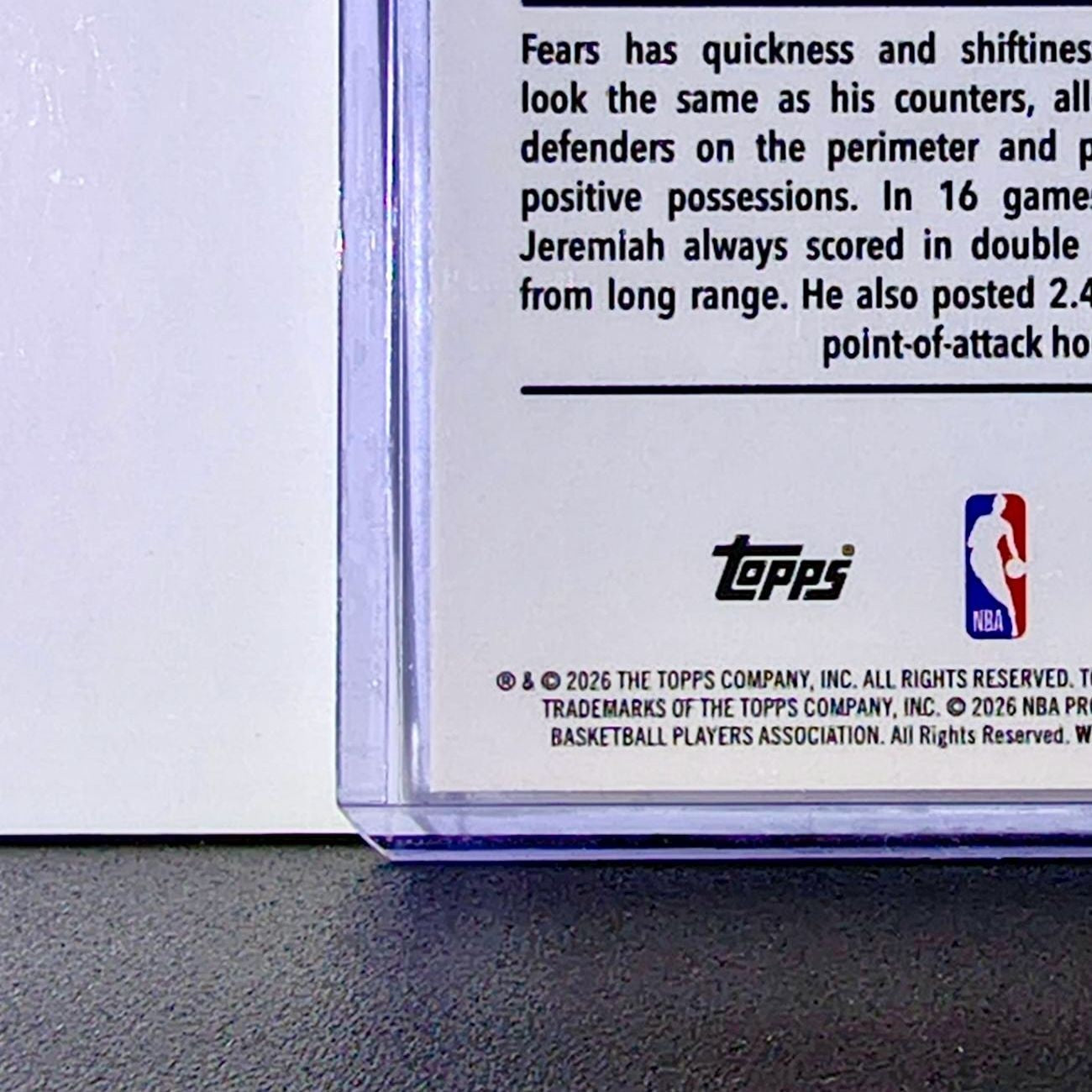 Jeremiah Fears Rookie 2025-26 NBA Topps Chrome Update #157 Card Orleans Pelicans