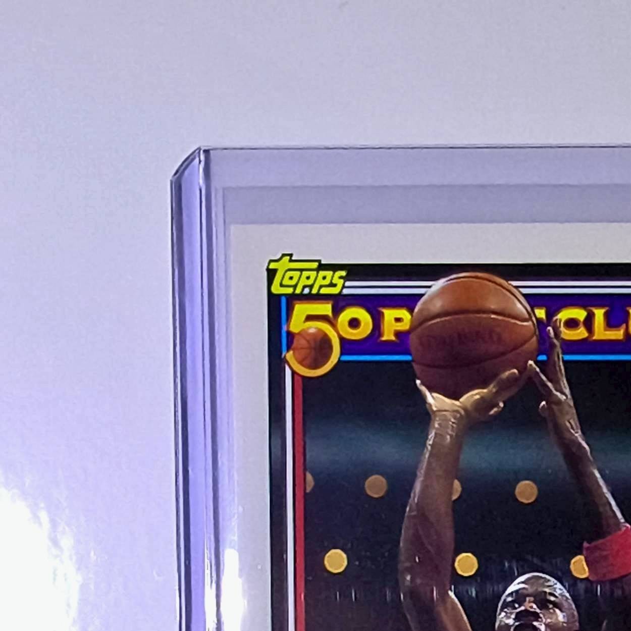 1992-93 Michael Jordan Topps 50 Point Club #205 Basketball Card Chicago Bulls