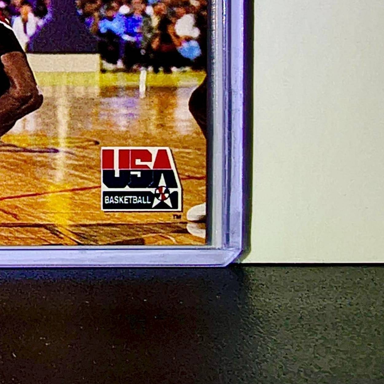 Michael Jordan Magic Johnson 1992-93 Skybox USA Basketball #105 Card Bulls