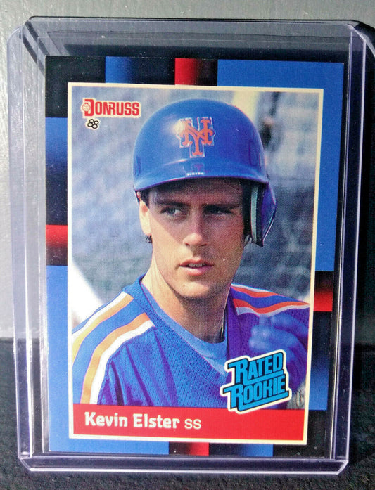 1988 Kevin Elster Donruss Rated Rookie #37 Baseball Card