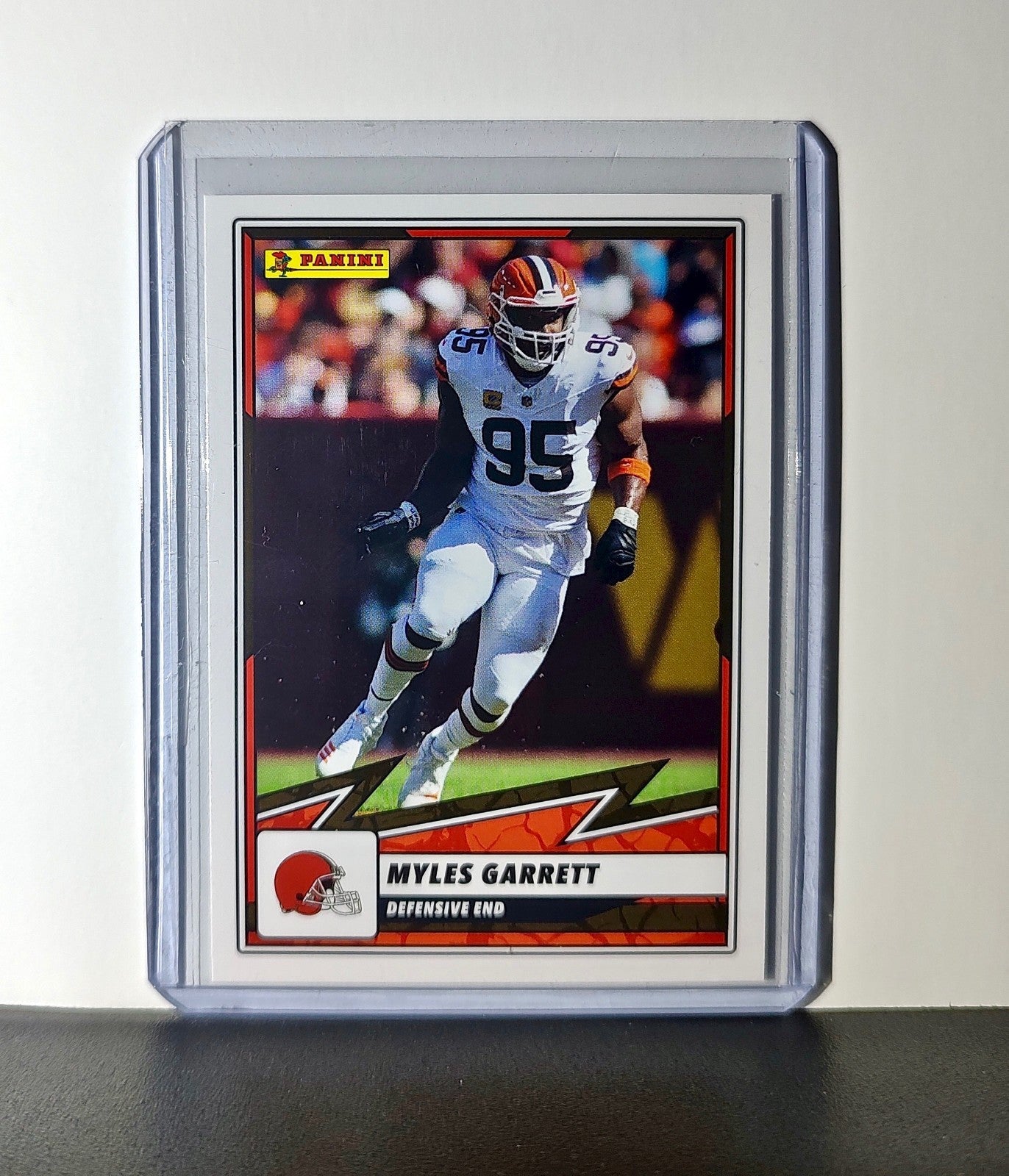 Myles Garrett 2025 Panini NFL #24 Sticker Card Cleveland Browns