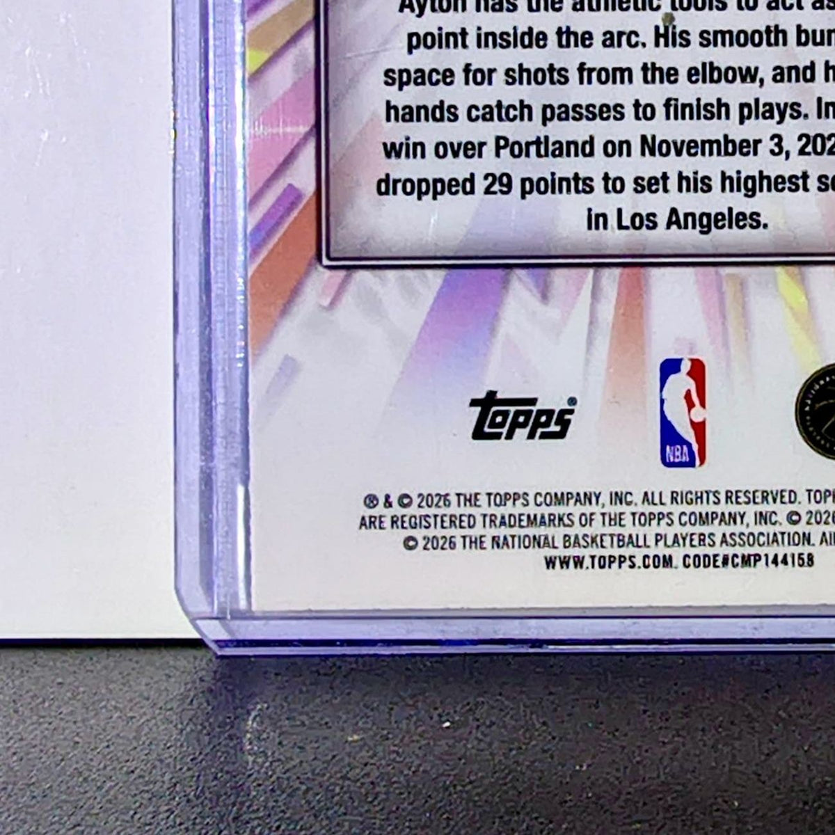 Deandre Ayton 2025-26 NBA Topps Chrome Update Power Players #PP-15 Card
