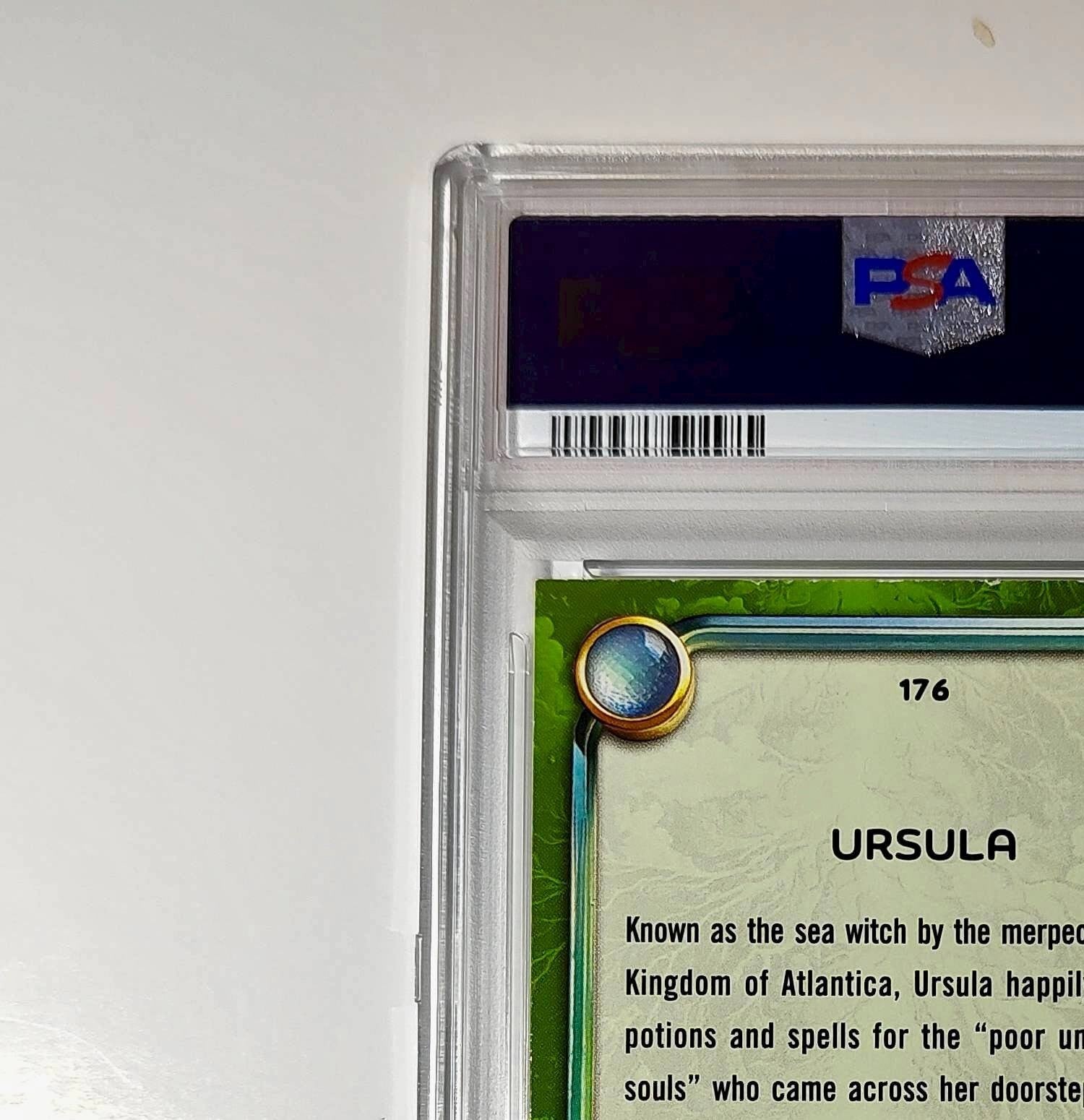 Ursula 2025 Topps Disney Wonder #176 Card The Little Mermaid PSA 7