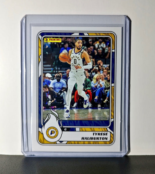 Tyrese Haliburton 2024-25 Panini NBA #54 Sticker Card Indiana Pacers
