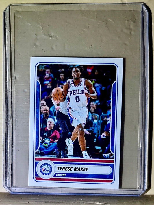 2023-24 Tyrese Maxey Panini NBA Basketball #261 Sticker Philadelphia 76ers