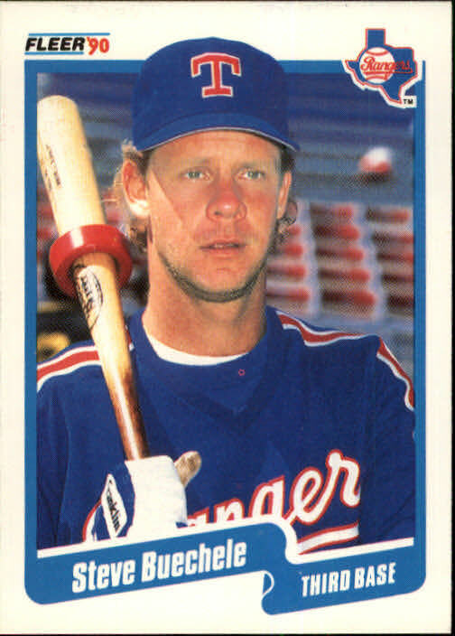 1990 Steve Buechele Fleer Baseball Card #292