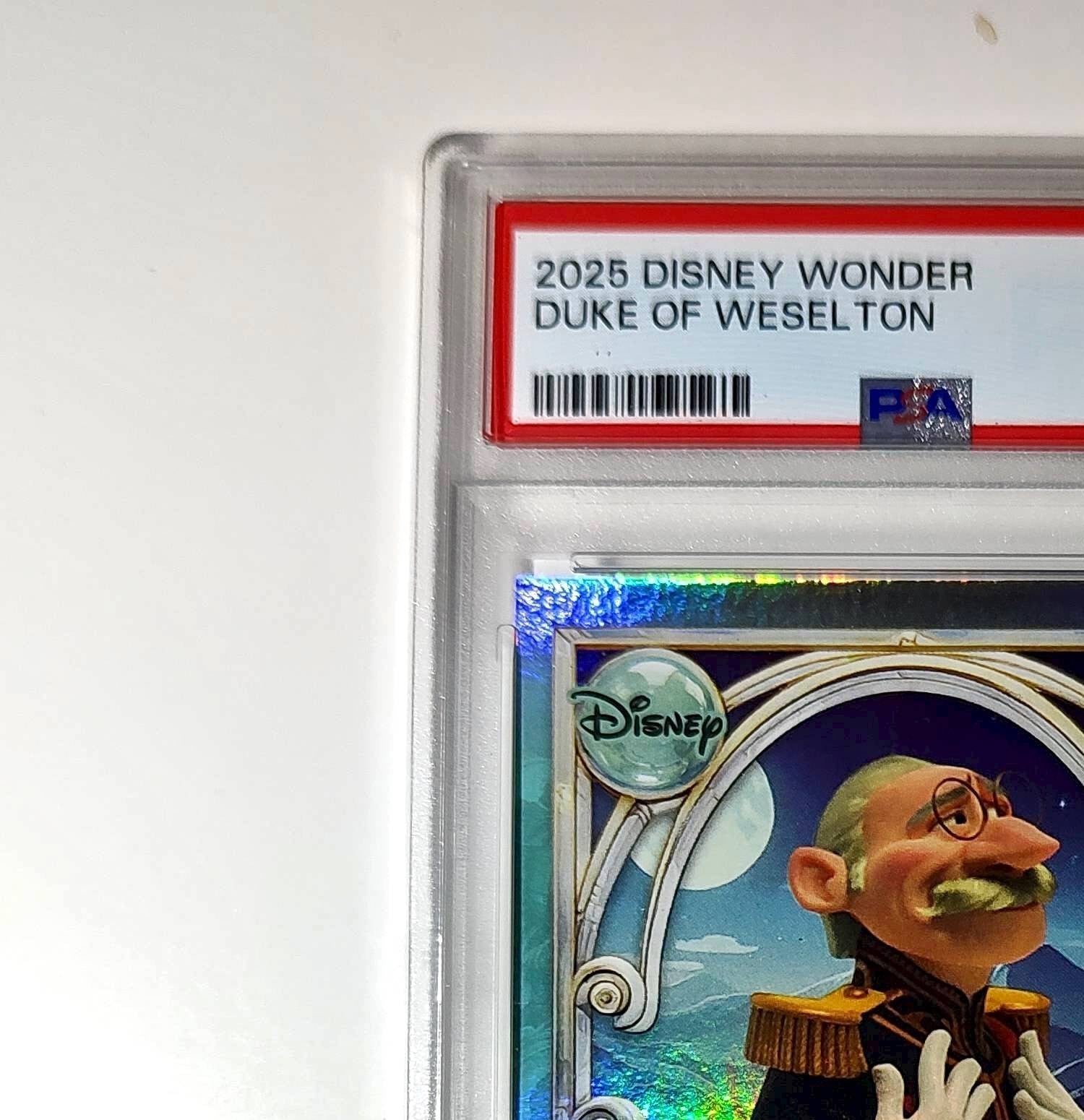 Duke of Weselton 2025 Topps Disney Wonder #148 Diamond Card Frozen PSA 7