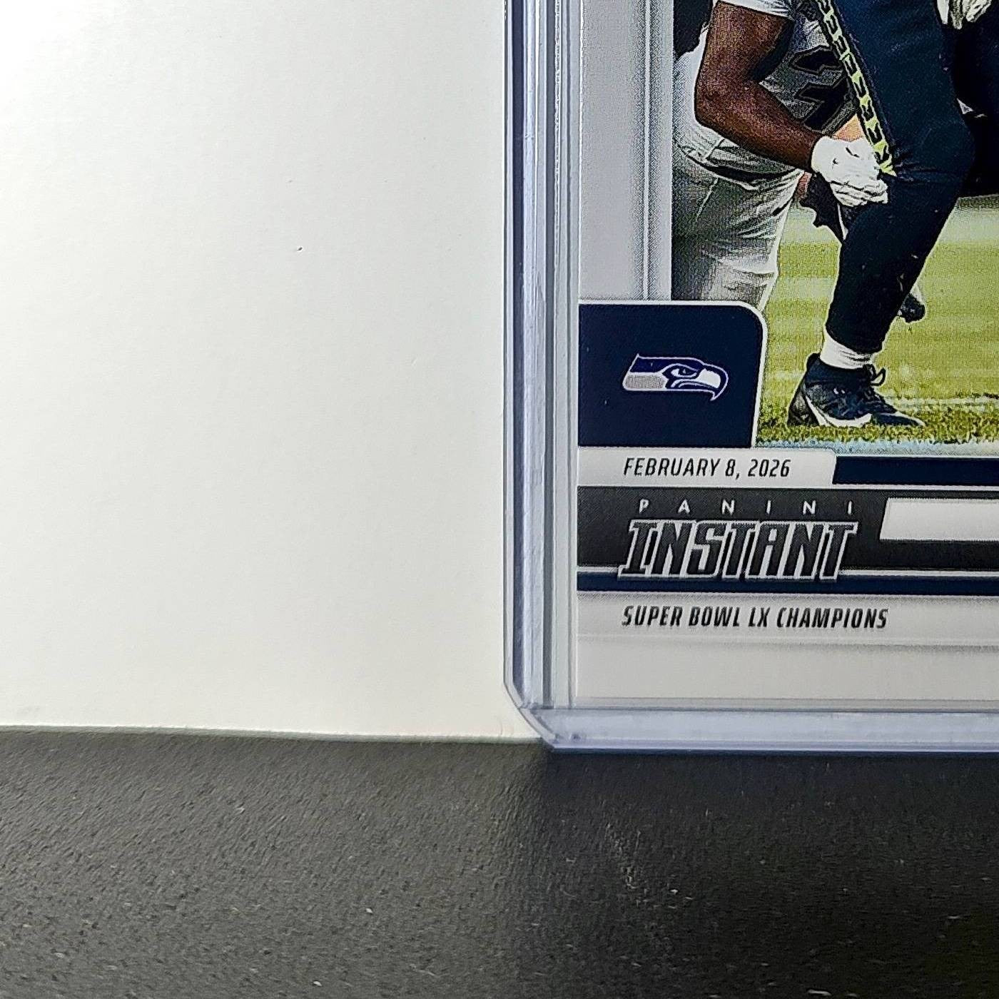 George Holani 2026 Panini NFL Super Bowl LIX Champions #5 Card Seattle Seahawks