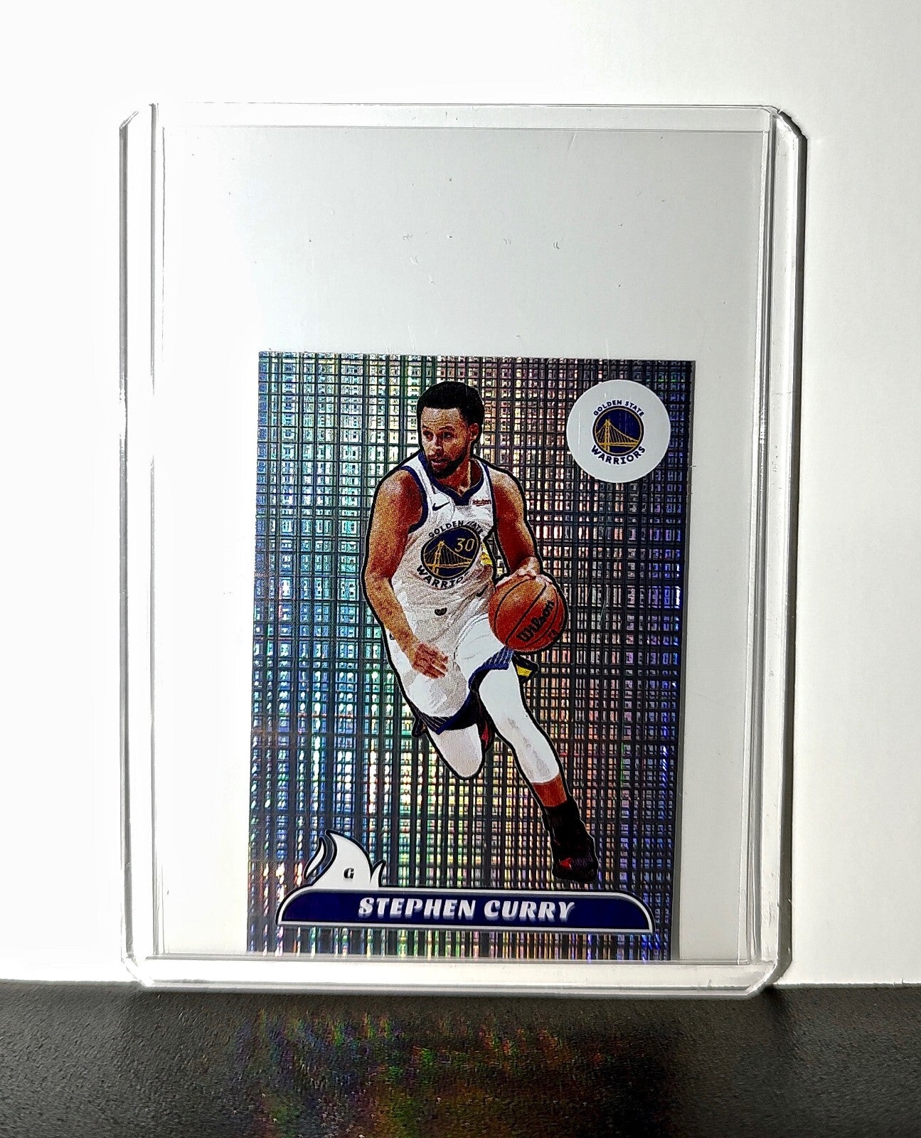 Stephen Curry 2024-25 Panini NBA #331 Foil Sticker Card Golden State Warriors