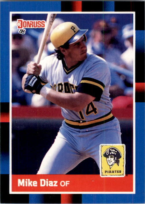 1988 Mike Diaz Donruss Baseball Card #267