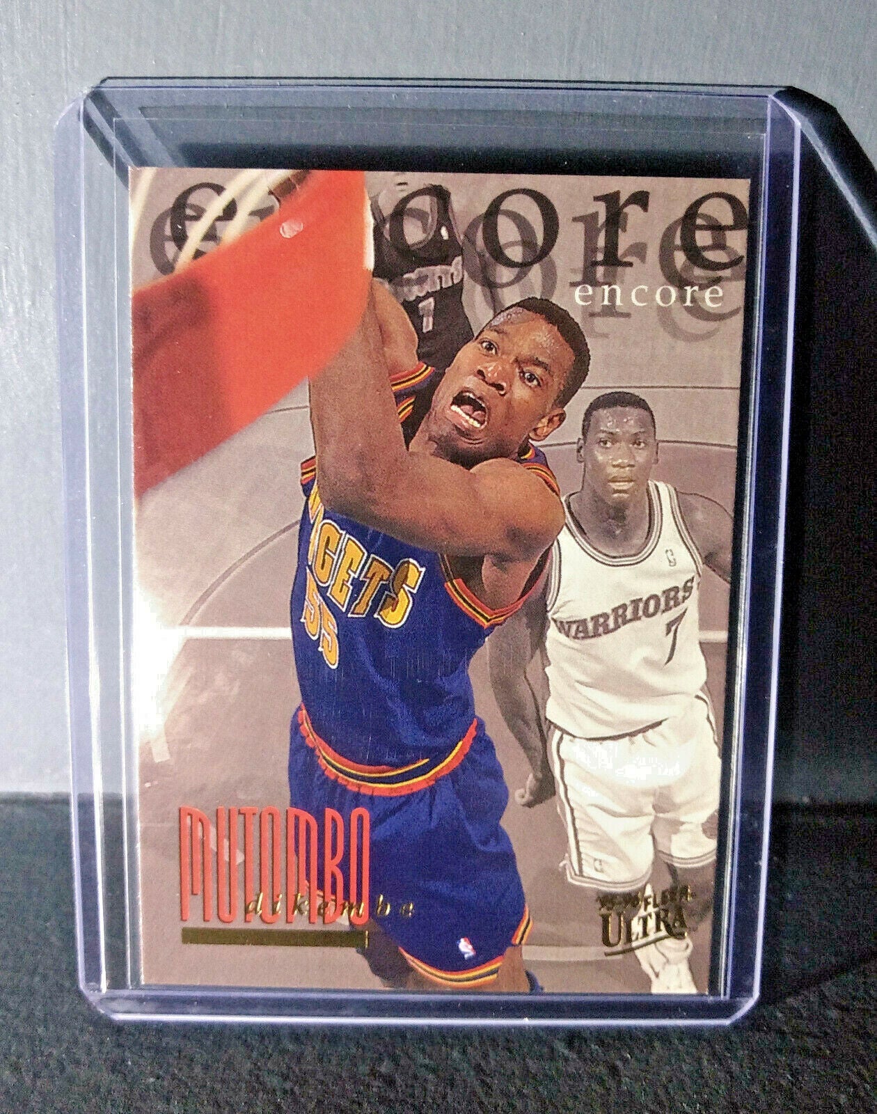 1995-96 Dikembe Mutombo #327 Ultra Encore Basketball Card 