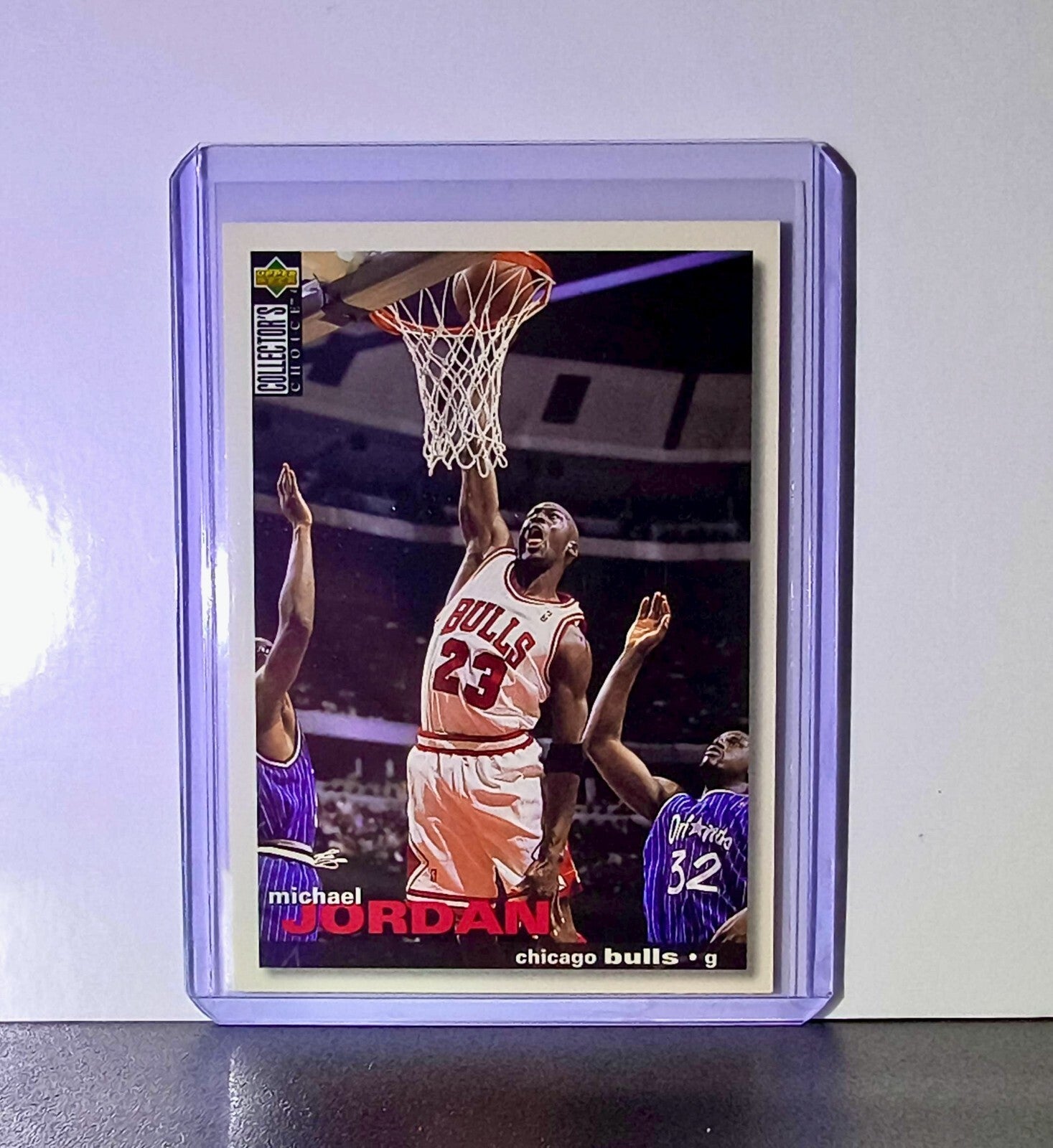 Michael Jordan 1995-96 Upper Deck Collector's Choice #45 Card Chicago Bulls