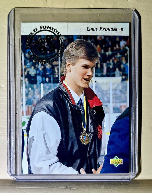 Chris Pronger 1992-93 Upper Deck World Junior Championships #591 Hockey Card