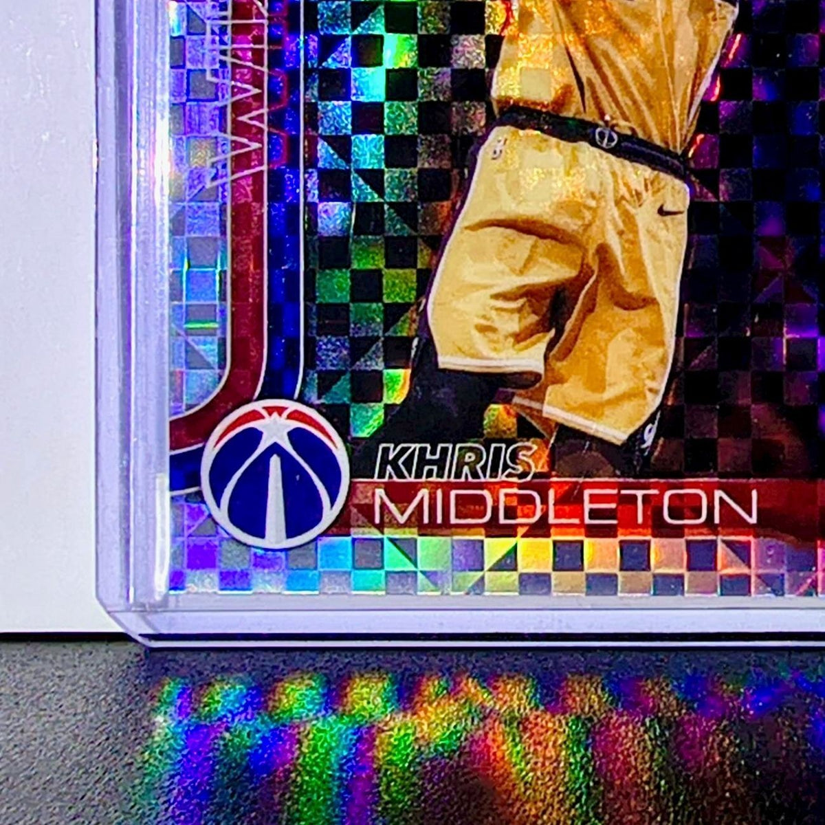 Khris Middleton 2025-26 NBA Topps Chrome Update X-Fractor #101 Card Wizards