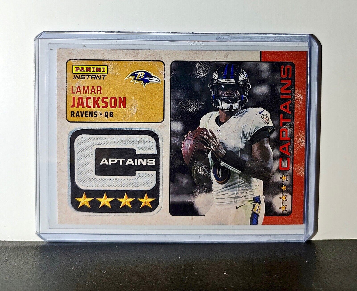 Lamar Jackson 2024 Panini Captains NFL #3 Card Baltimore Ravens 1/351