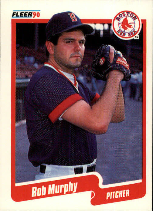 1990 Rob Murphy Fleer Baseball Card #281