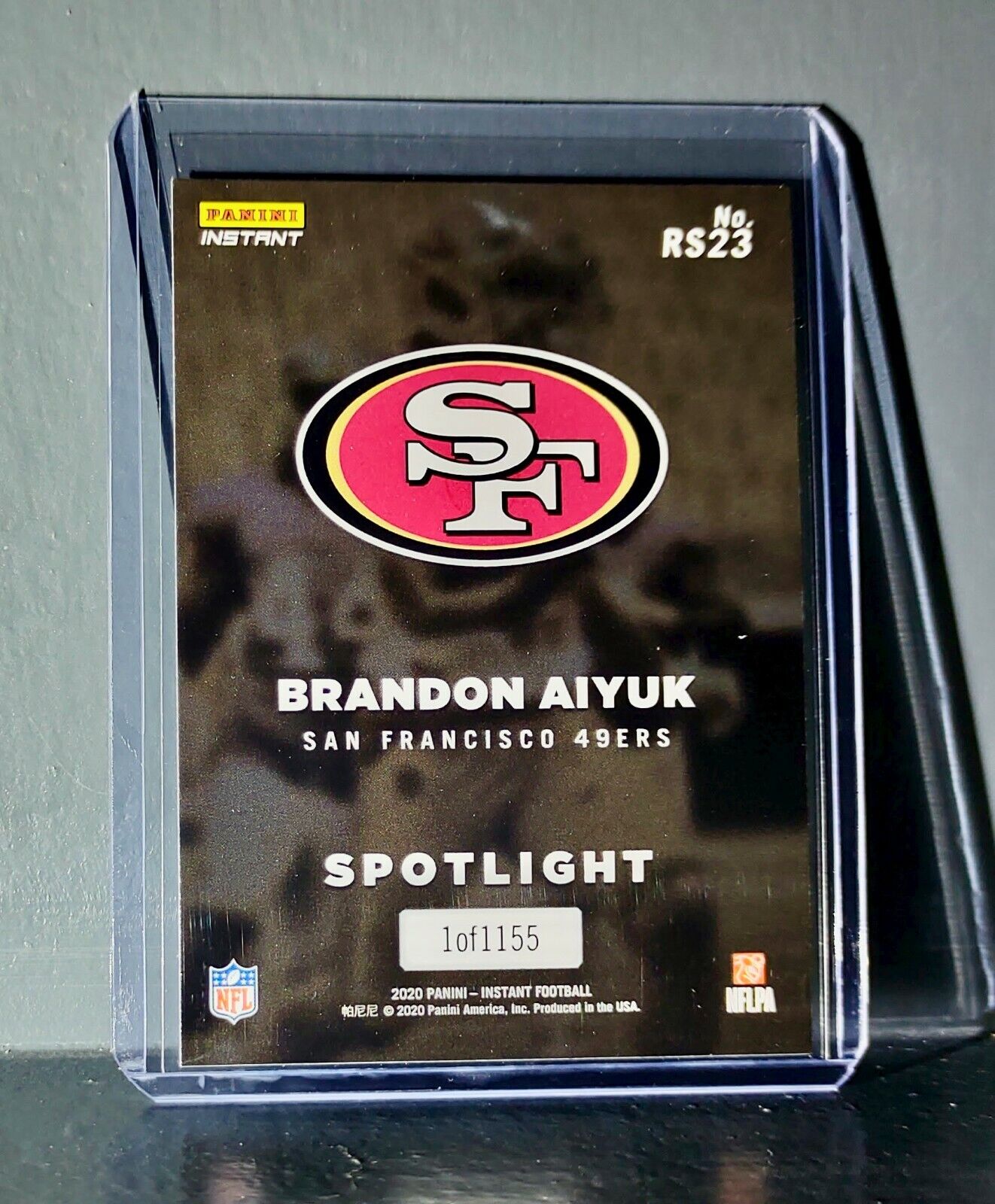 Brandon Aiyuk 2020 Panini NFL Rookie Spotlight #23 Football Card 1 of 1155