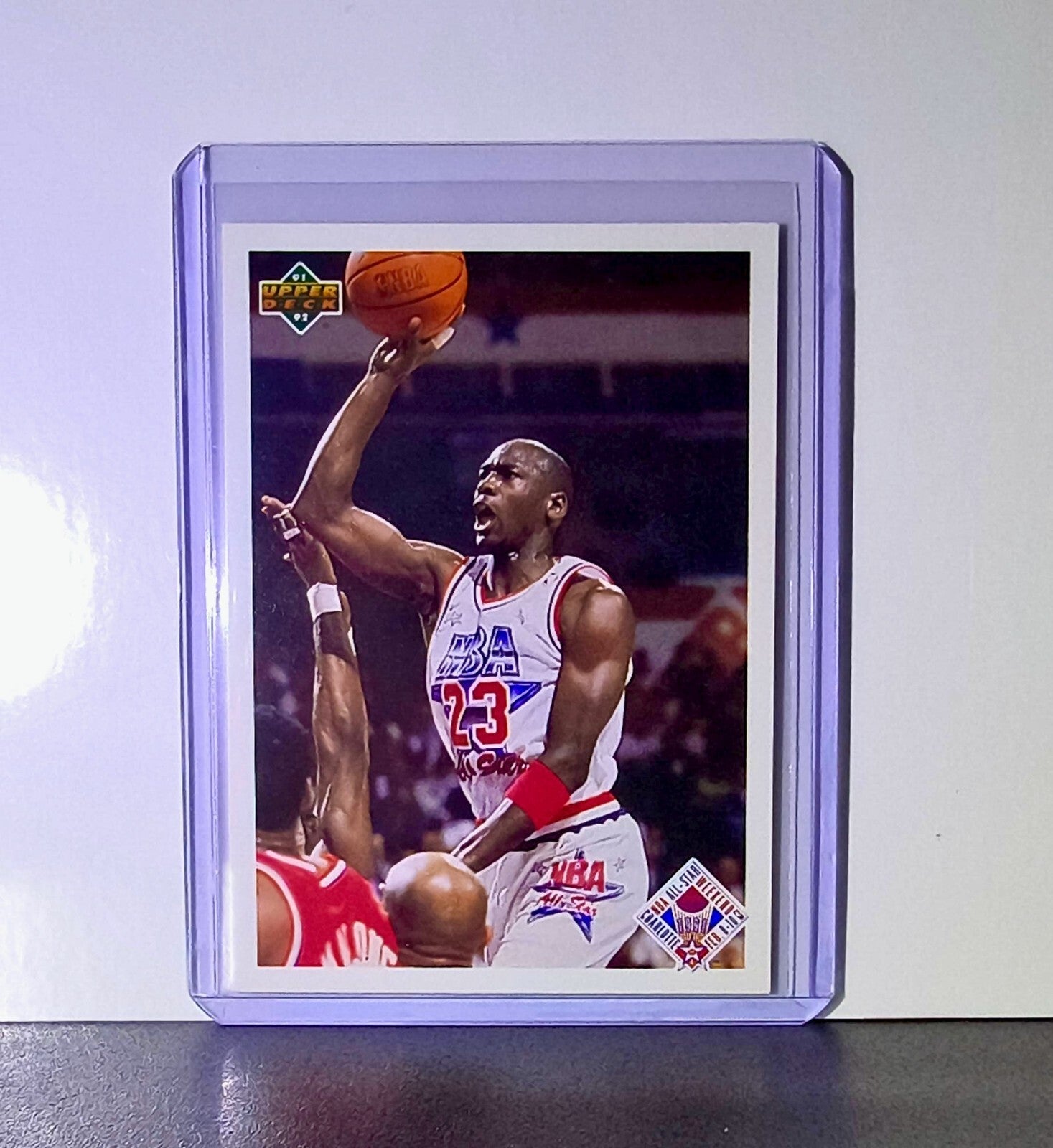 Michael Jordan 1991-92 Upper Deck All-Star Checklist Card Chicago Bulls