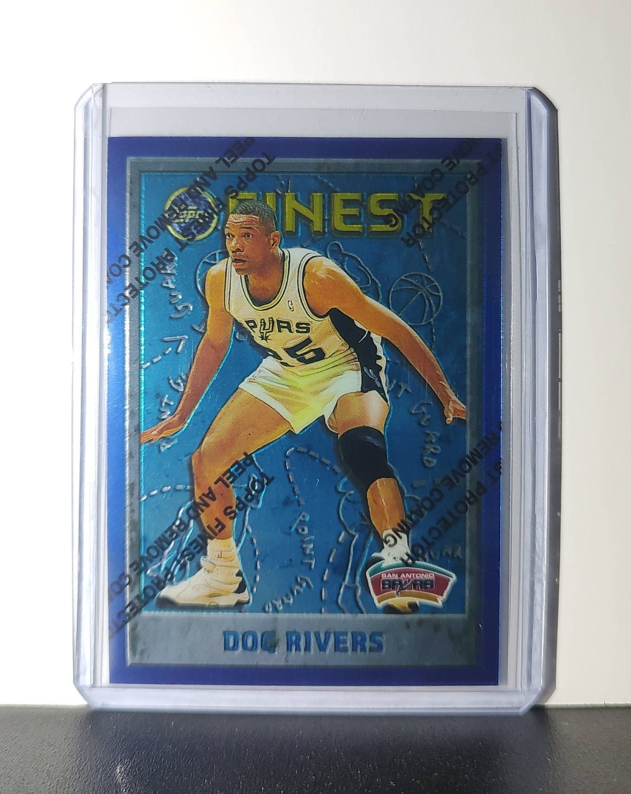 Doc Rivers 1995-96 Topps Finest NBA #212 Card San Antonio Spurs