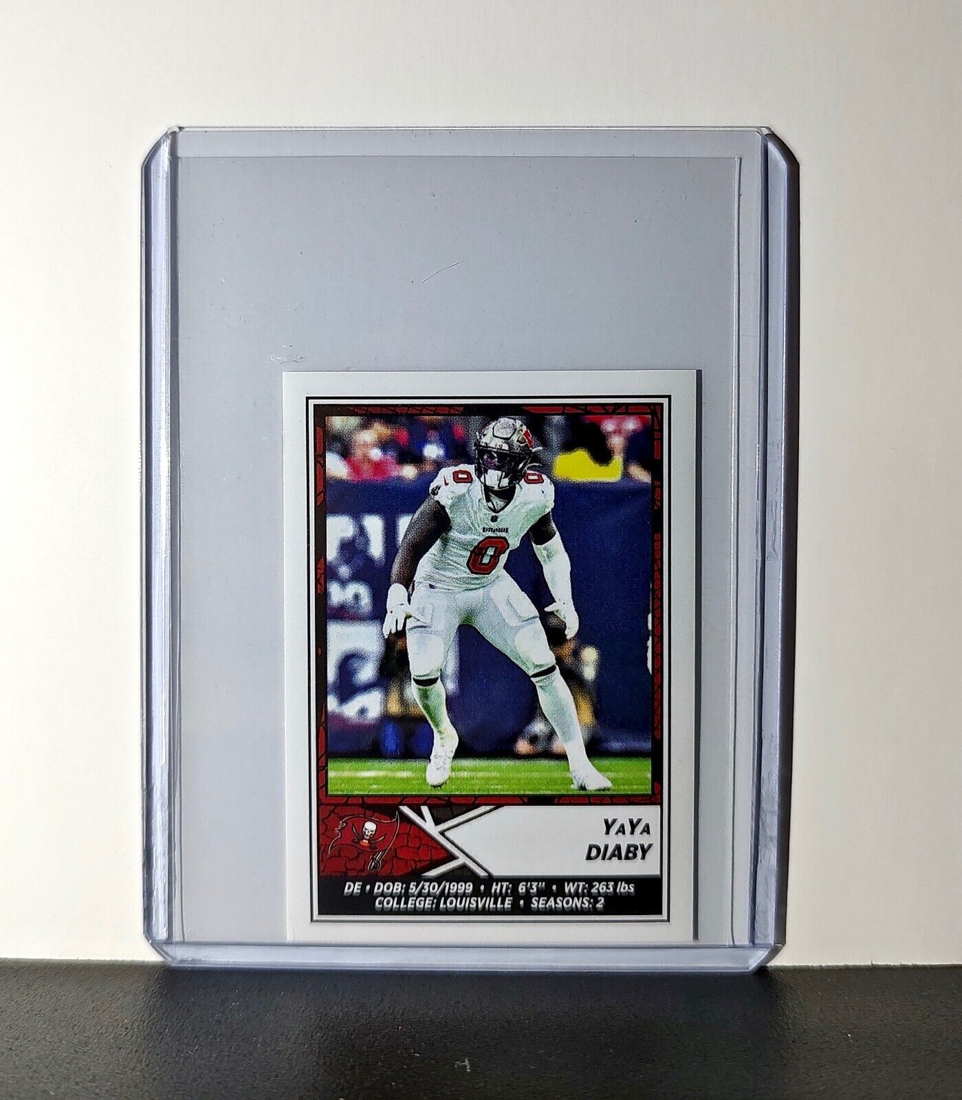 YaYa Diaby 2024 Panini NFL Sticker #482 Tampa Bay Buccaneers