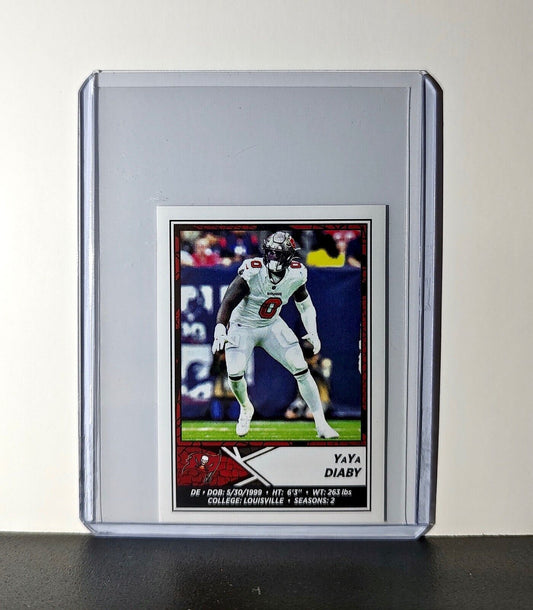 YaYa Diaby 2024 Panini NFL Sticker #482 Tampa Bay Buccaneers