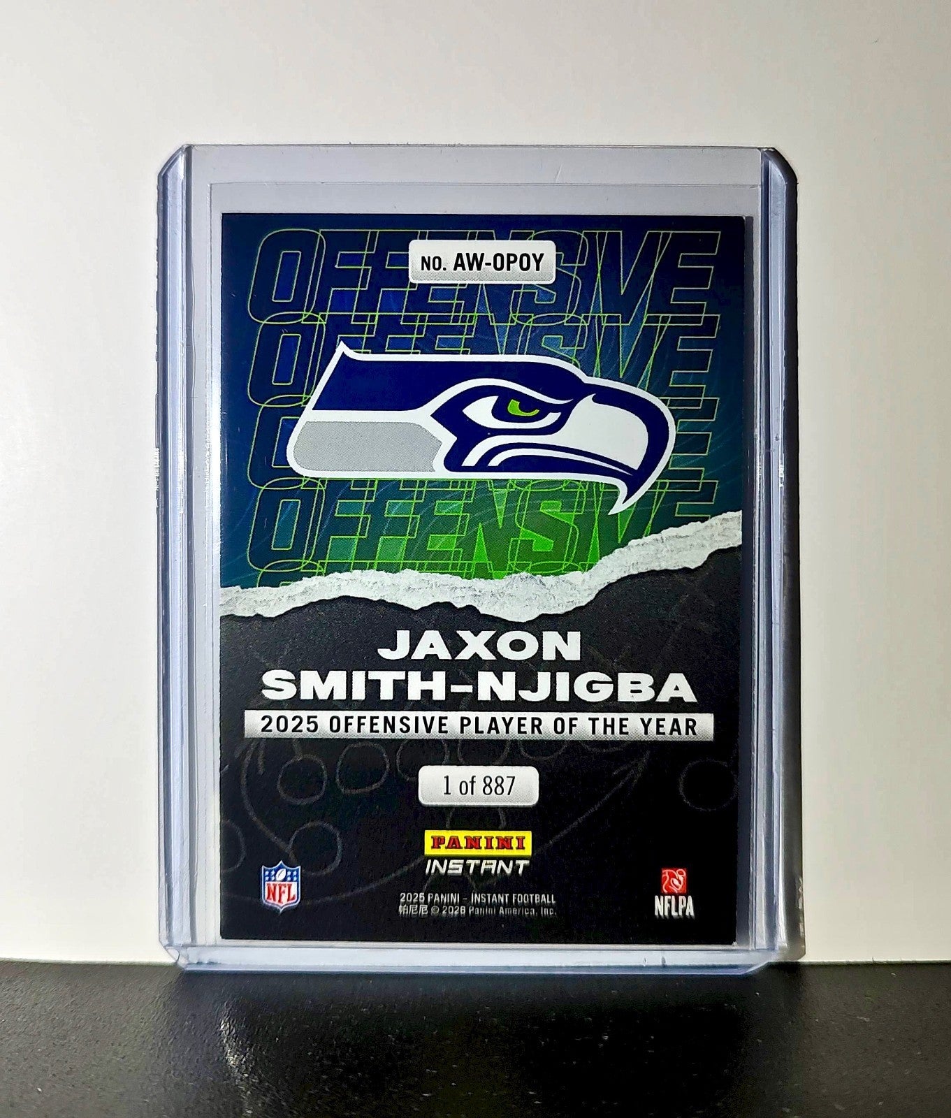 Jaxon Smith-Njigba 2025 Panini NFL Offensive Player of the Year Card 1 of 887