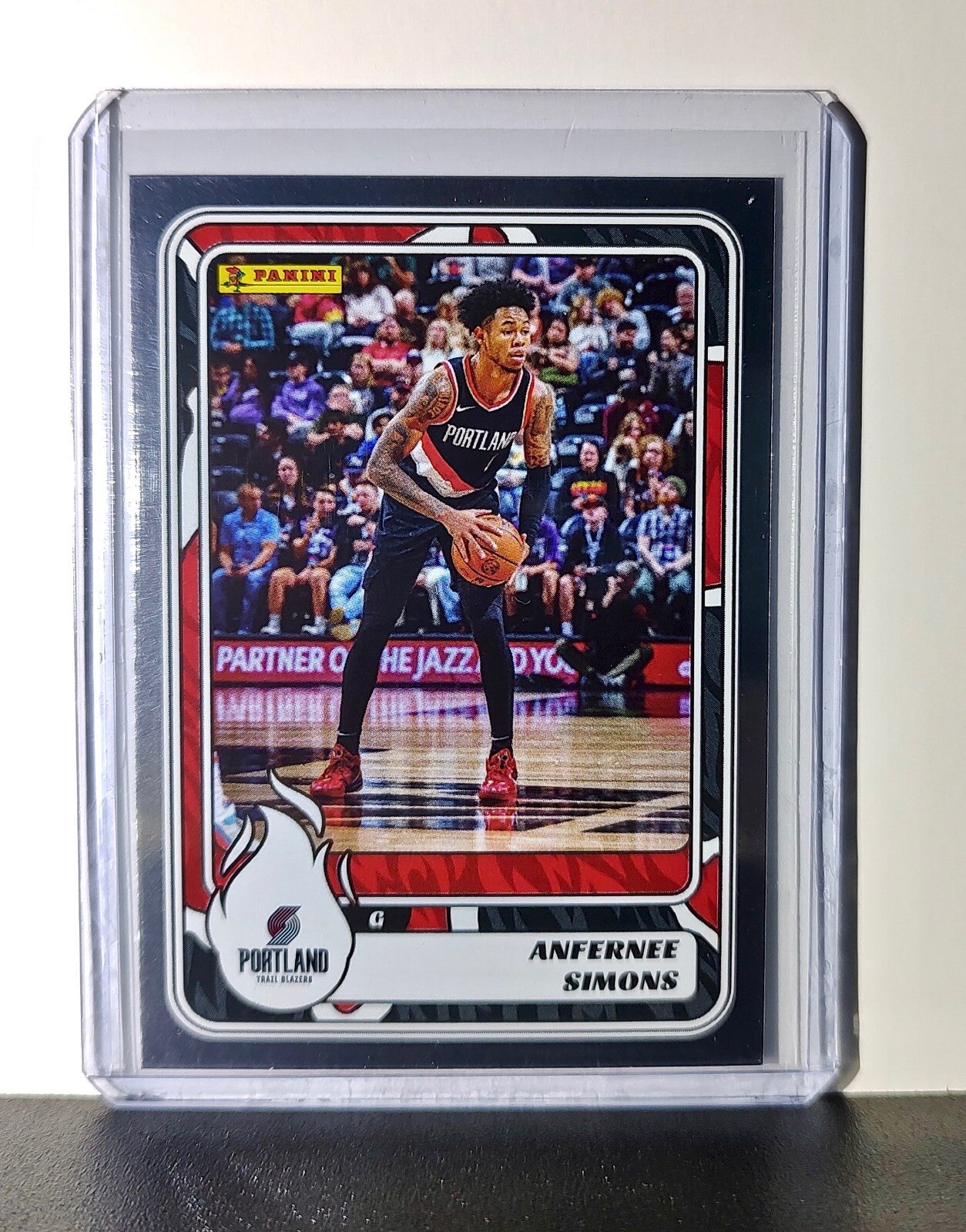 Anfernee Simons 2024-25 Panini NBA #30 Foil Sticker Card Portland Trail Blazers