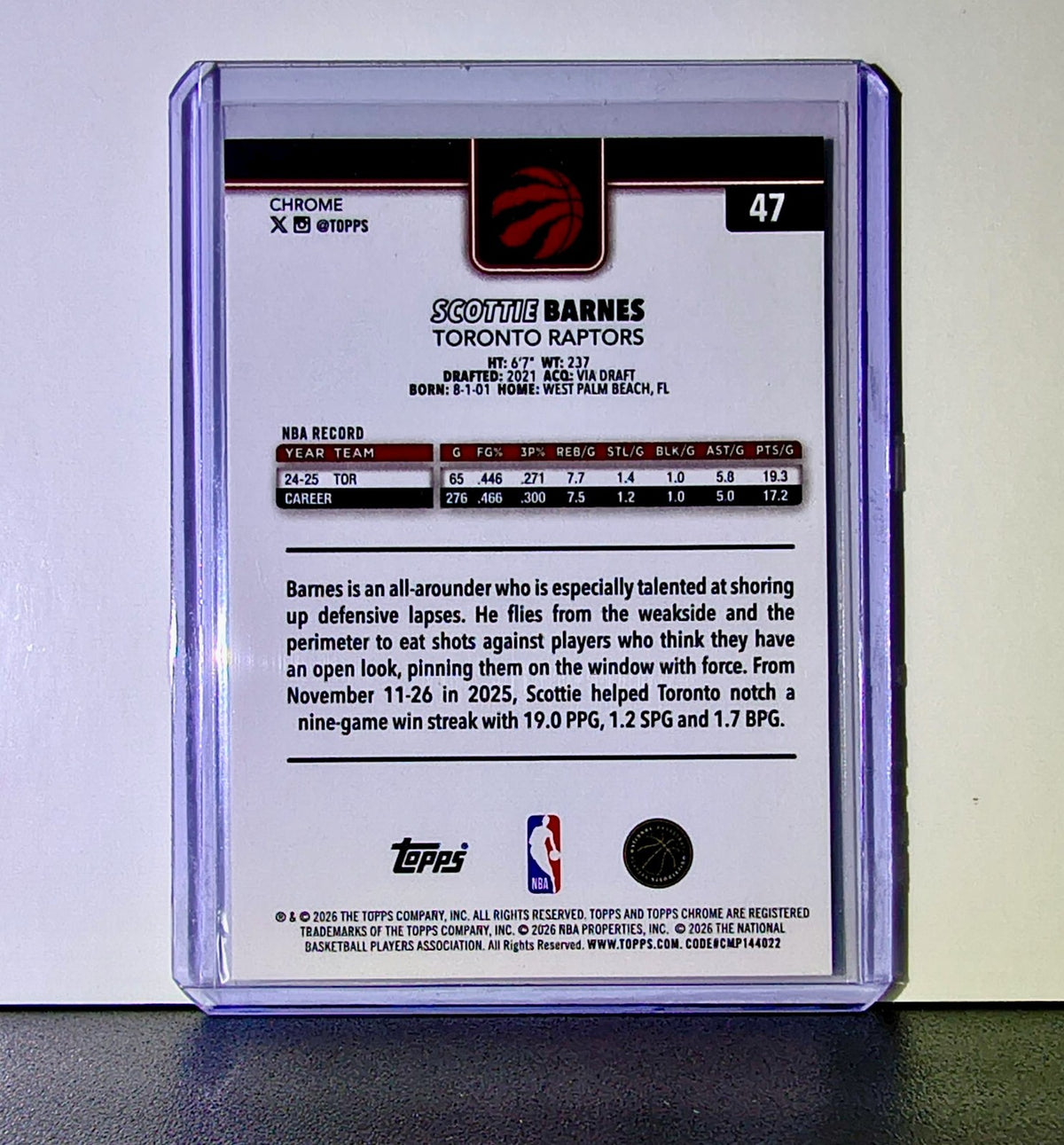 Jabari Smith Jr. 2025-26 NBA Topps Chrome Update #47 Basketball Card Rockets