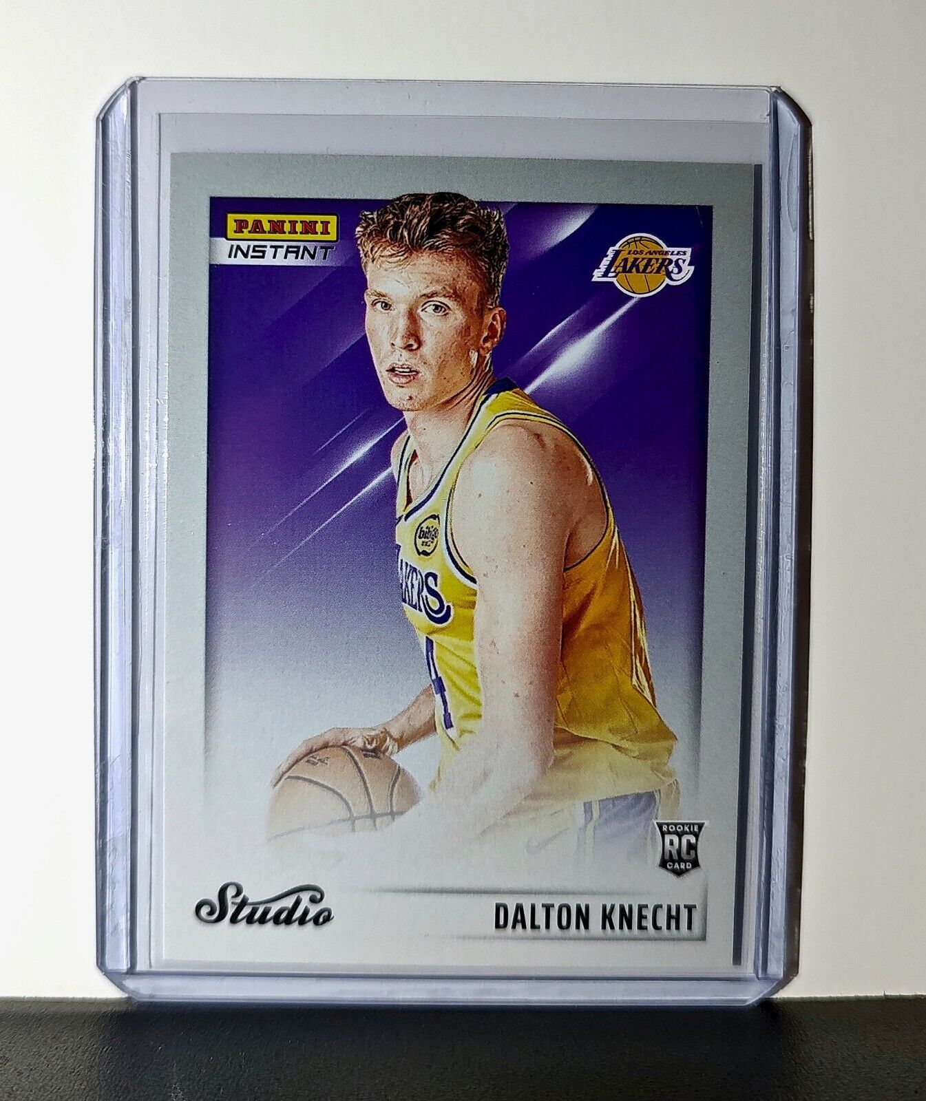Dalton Knecht 2024-25 Panini NBA Studio #32 Rookie Card Los Angeles Lakers 1/275
