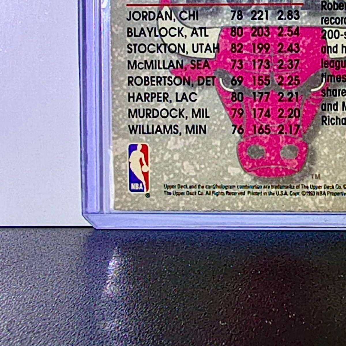 Michael Jordan 1993-94 Upper Deck Season Leaders #171 Basketball Card Bulls