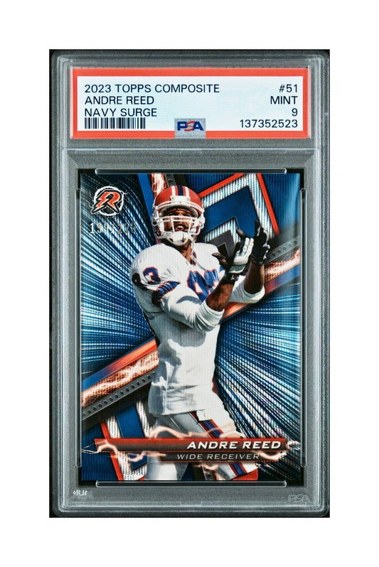 Andre Reed 2023 Topps Resurgence 199/225 #51 Navy Surge PSA 9 Mint