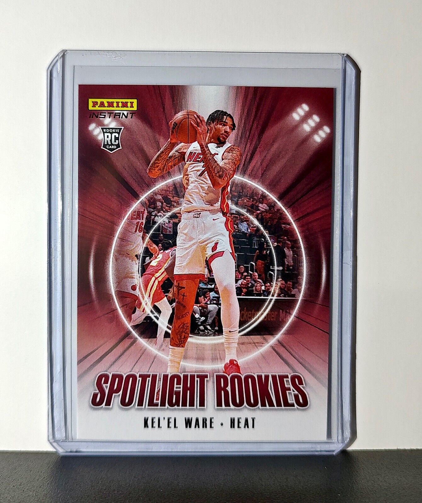 Kel'el Ware Rookie 2024-25 Panini Spotlight Rookies NBA #15 Miami Heat 1 of 170