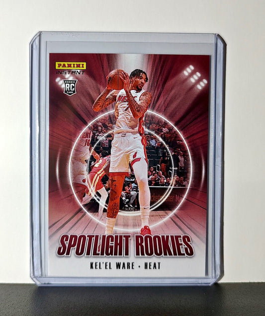 Kel'el Ware Rookie 2024-25 Panini Spotlight Rookies NBA #15 Miami Heat 1 of 170