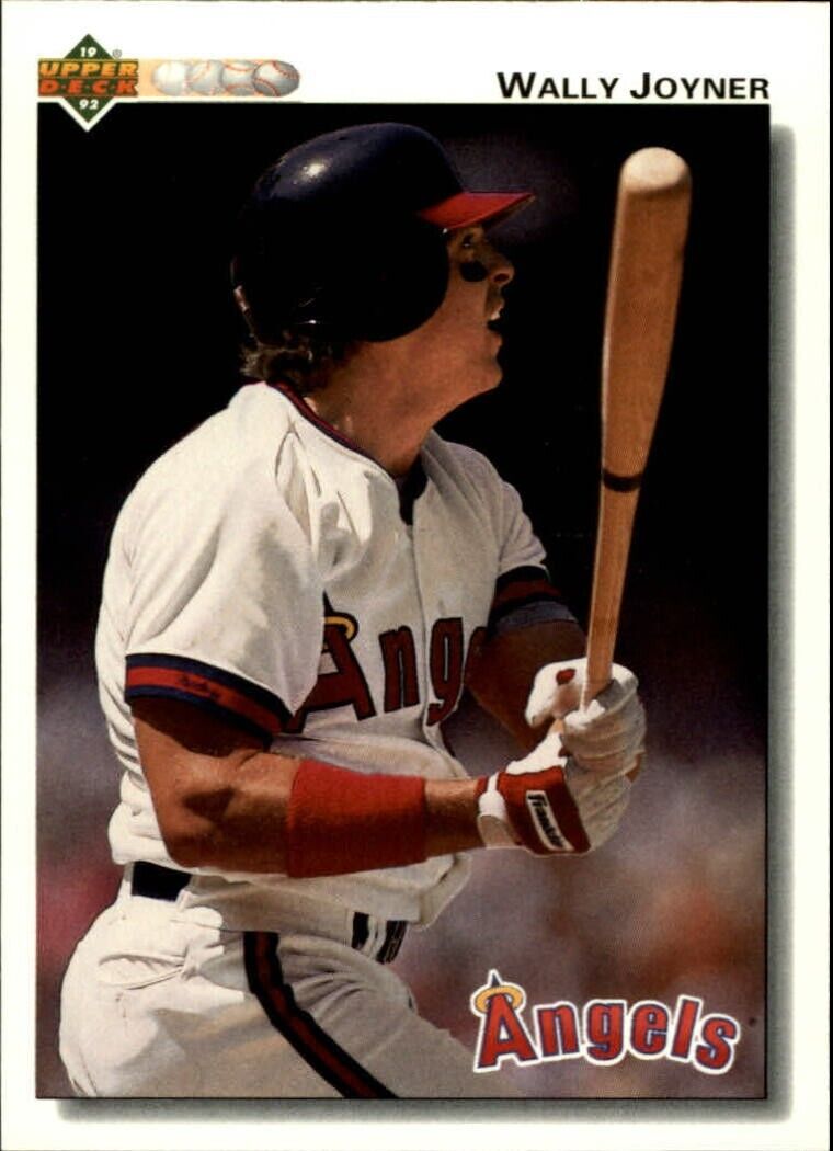 Wally Joyner 1992 Upper Deck MLB #343 Baseball Card California Angels