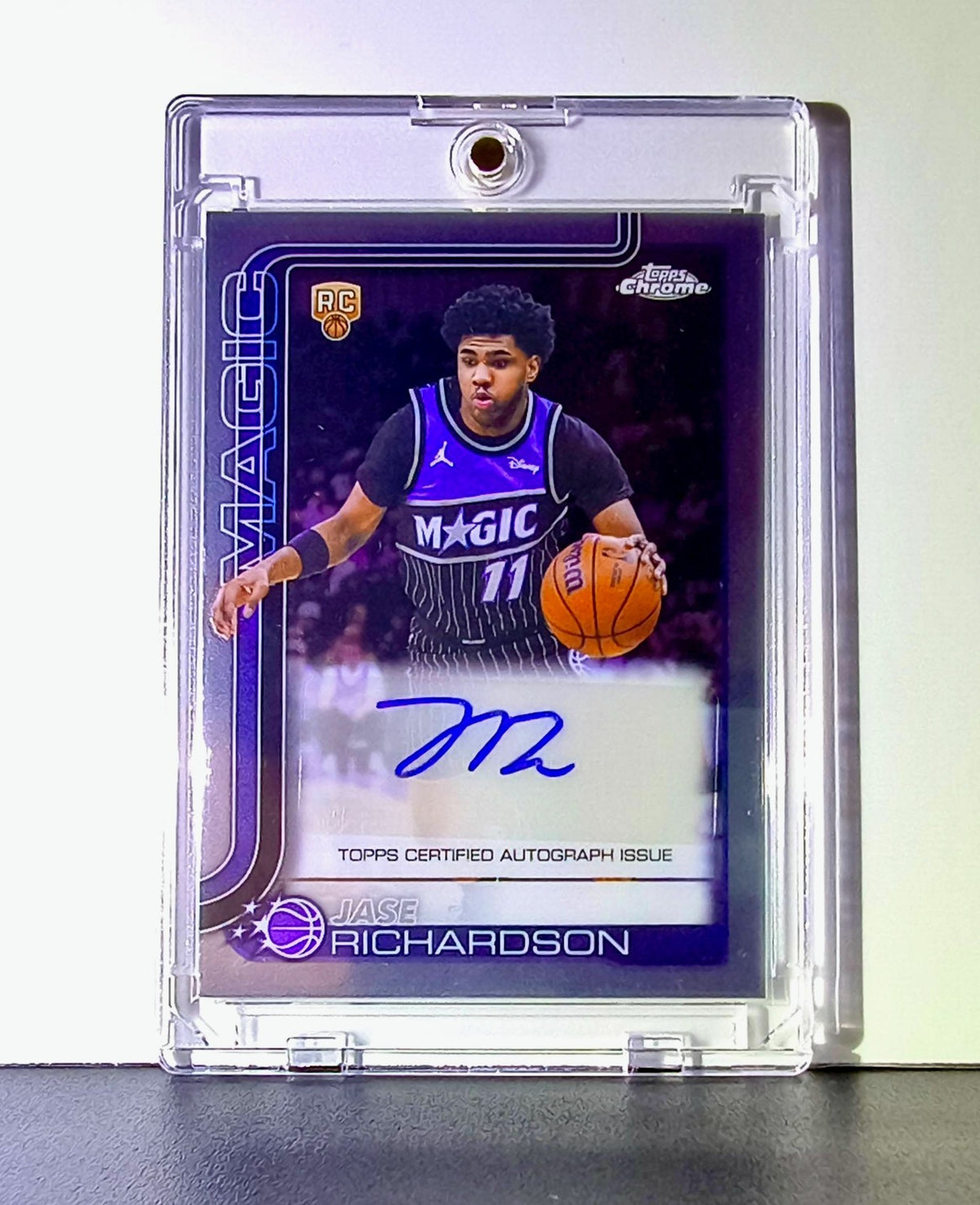 Jase Richardson Rookie 2025 Topps Chrome Update #TCA-JR Autograph Card Magic