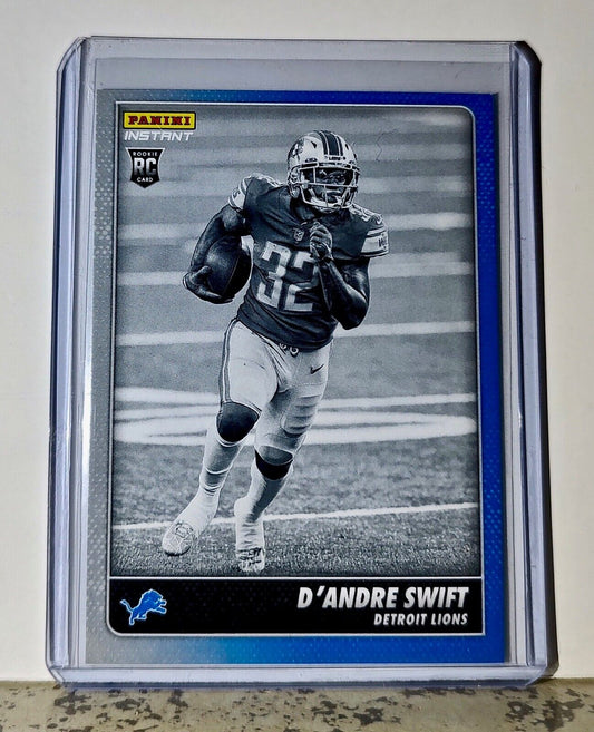 D'Andre Swift 2020 Panini NFL #30 Black and White Rookies Card Lions 1 of 518