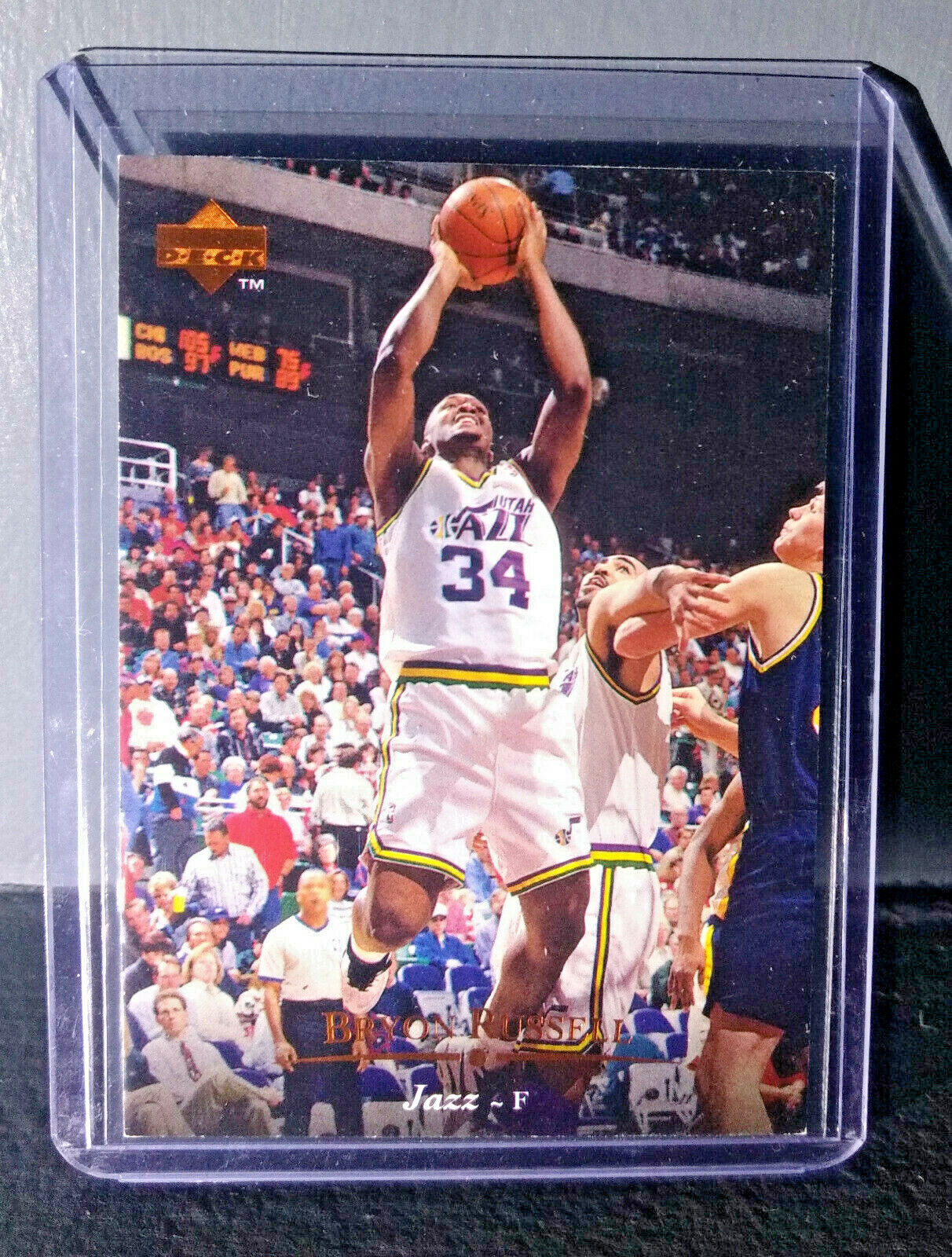 1995-96 Upper Deck Byron Russell #15 Basketball Card