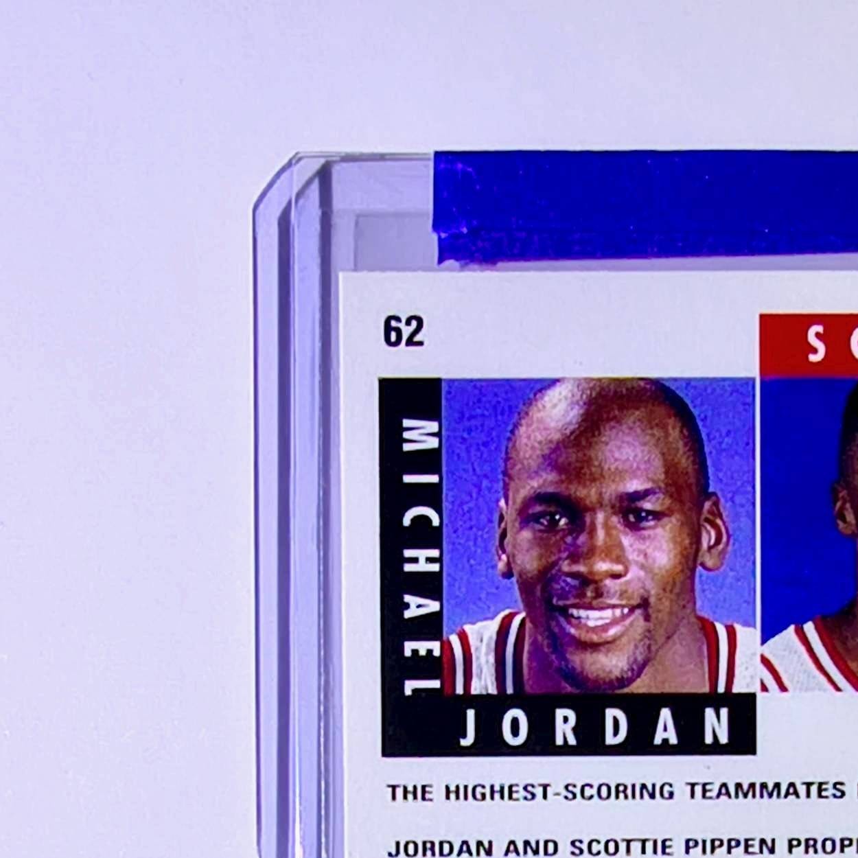 Michael Jordan Scottie Pippen 1992-93 Upper Deck Scoring Threats #62 Card Bulls