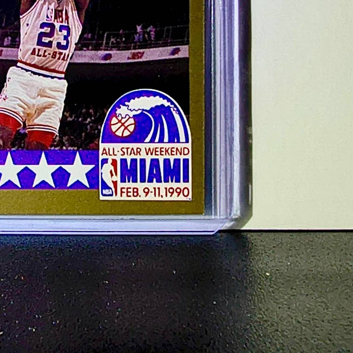 Michael Jordan 1990-91 NBA Hoops All-Star 5 Basketball Card Chicago Bulls