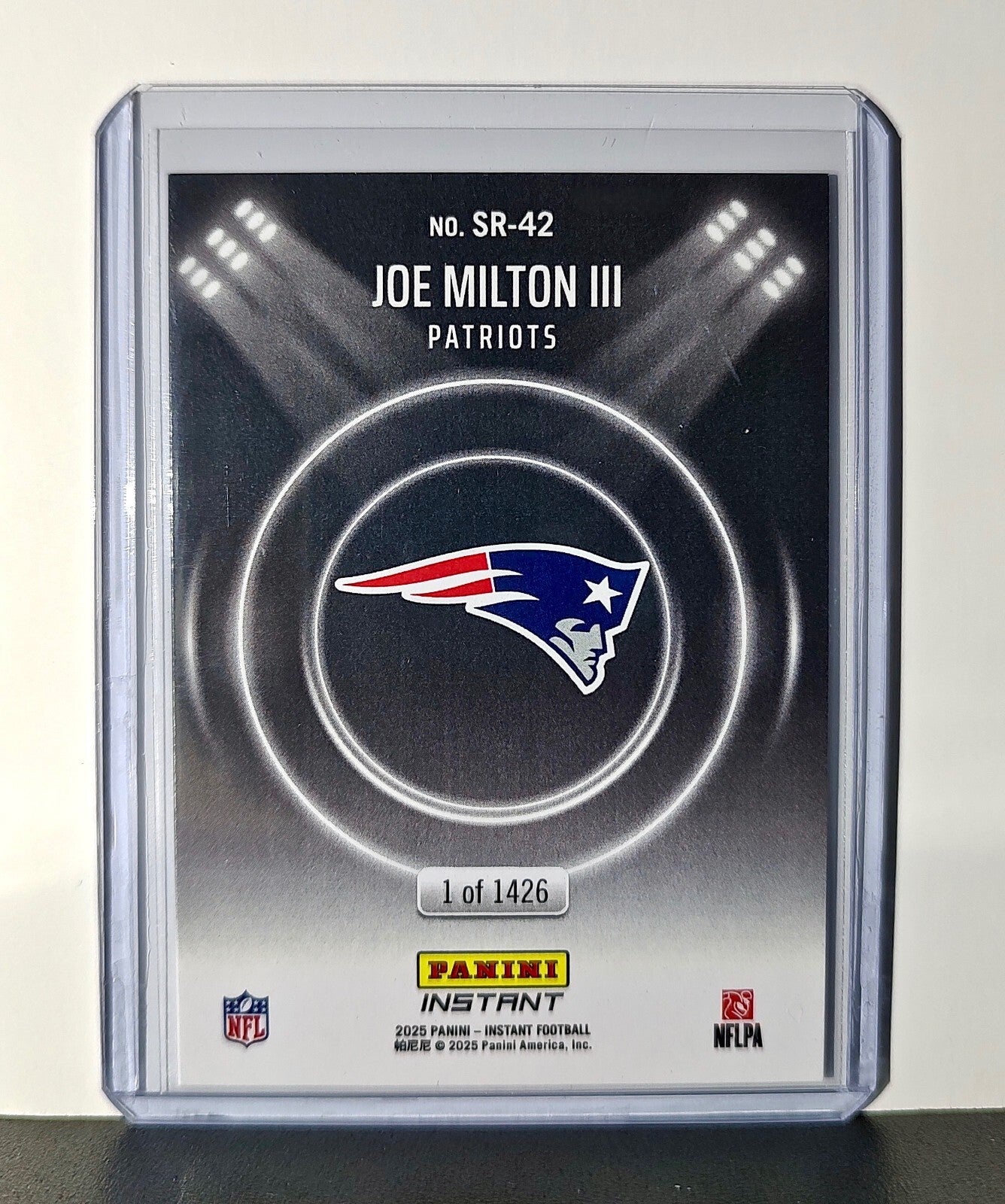 Joe Milton III Rookie 2024 Panini Spotlight Rookies NFL #42 Patriots 1 of 1426