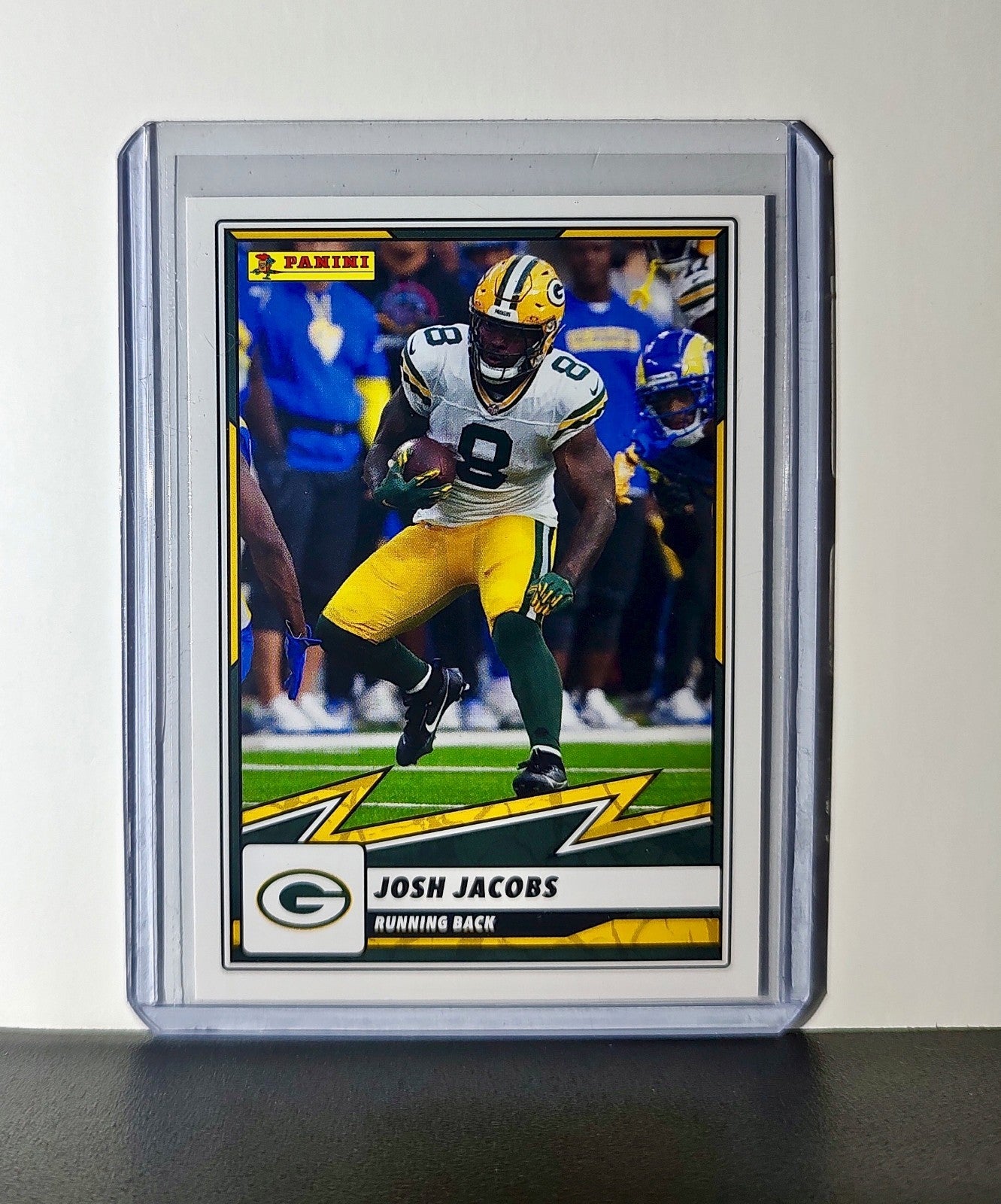 Josh Jacobs 2025 Panini NFL #66 Sticker Card Green Bay Packers