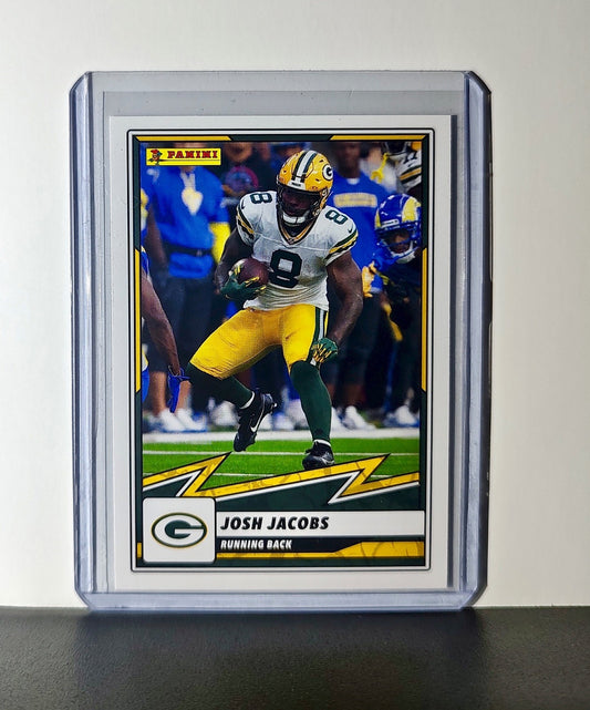 Josh Jacobs 2025 Panini NFL #66 Sticker Card Green Bay Packers