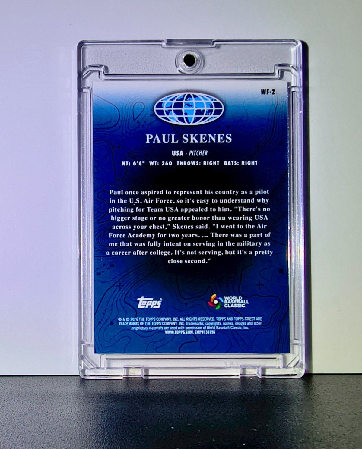 Paul Skenes 2026 MLB Topps Finest #WF-2 World's Finest Baseball Card Pirates
