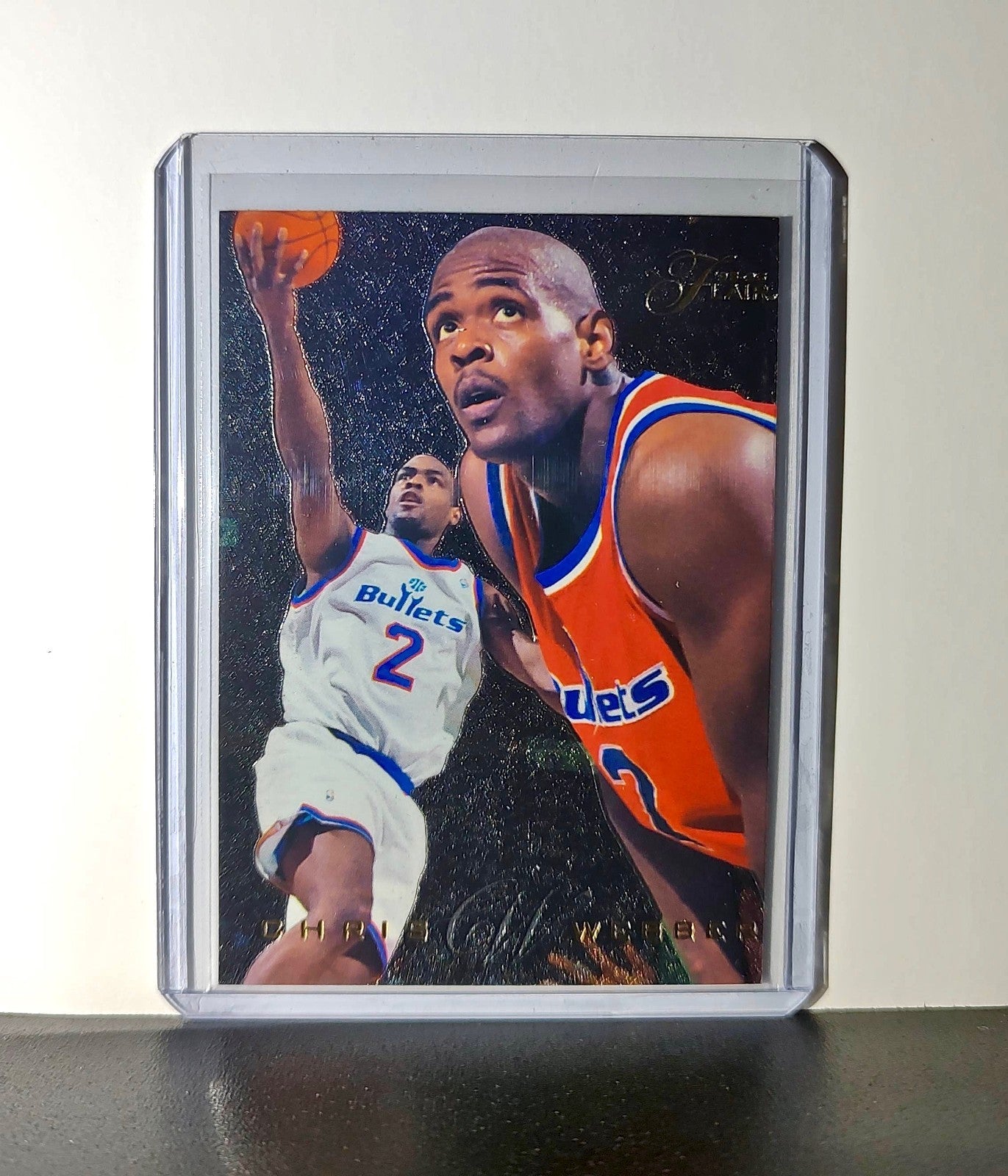 Chris Webber 1995-96 Flair NBA #148 Card Washington Bullets